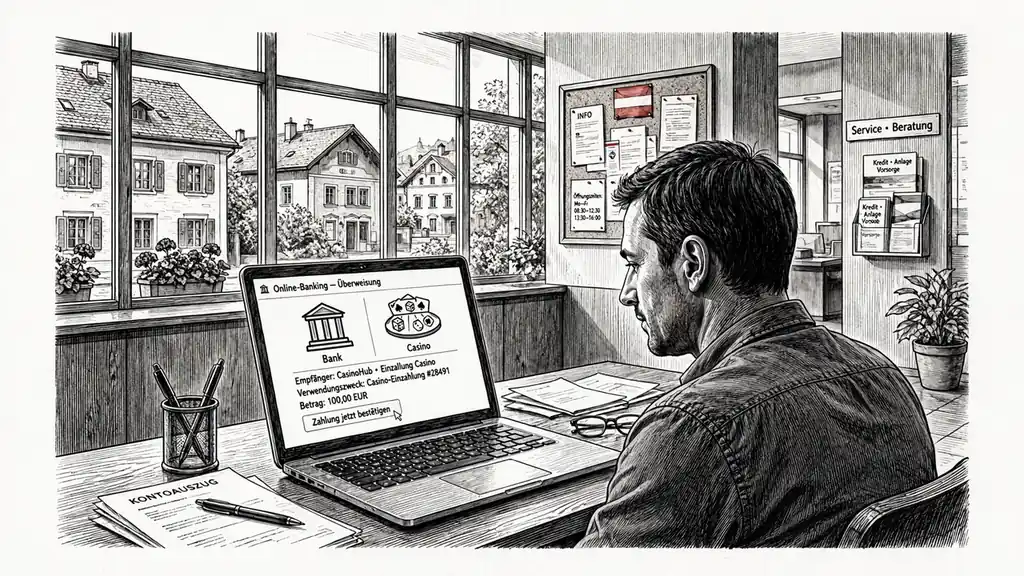 Online-Casino mit Banküberweisung in Österreich